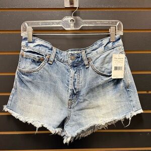 NWT Free People W28 Distressed Denim Cutoff Shorts